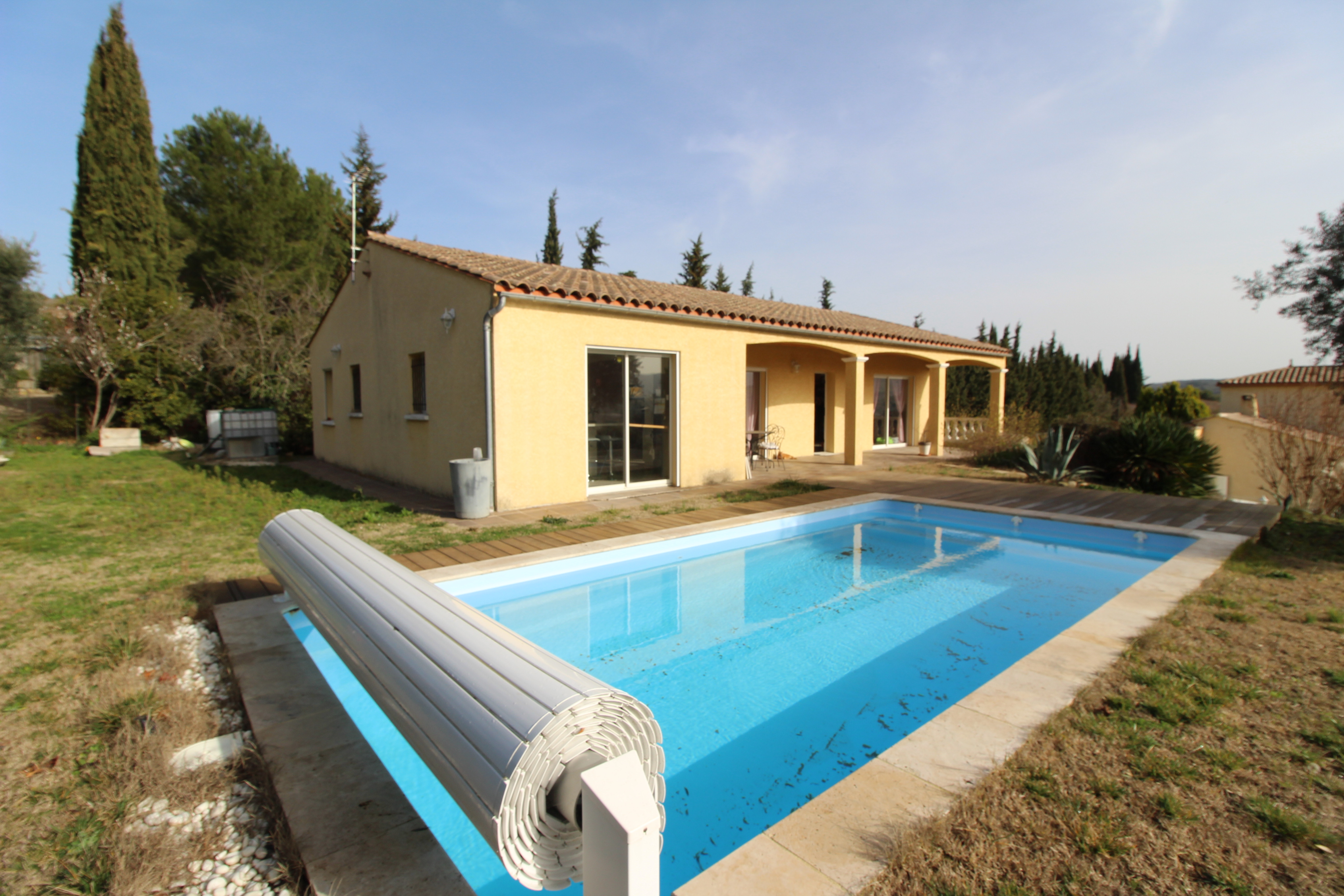 Vente Limoux Villa De Plain Pied Avec Piscine